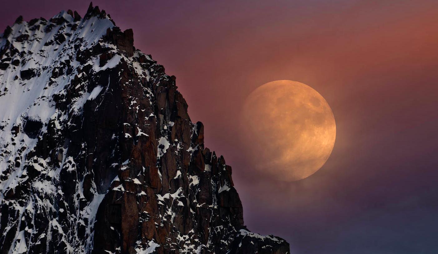 Luna llena en Chamonix