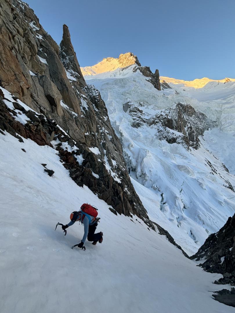 Goulotte Afanassieff-Bodin, una joya en el Mont Blanc du Tacul